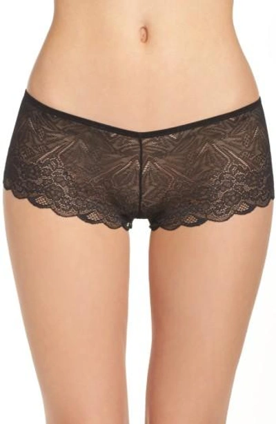 Madewell Lace Boyshorts In True Black