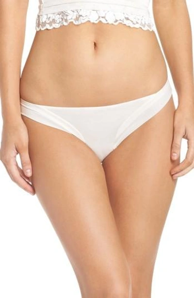 La Perla Azalea Brazilian Panties In Off White