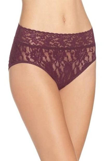 Hanky Panky French Bikini In Dark Dahlia