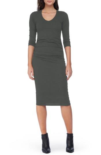 michael stars ruched dress
