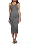 Michael Stars Racerback Midi Dress In Oxide