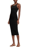 Michael Stars Racerback Midi Tank Dress In Nocolor