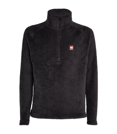 66 North Fleece Hrannar Half-zip Jacket In Obsidian