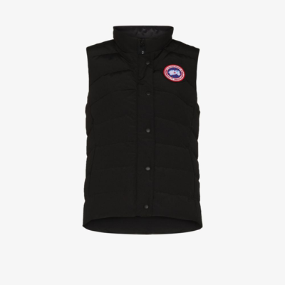 Canada Goose Kids' Freestyle Waistcoat 61 Gilet In Black