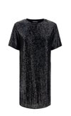 Tom Ford Sequinned T-shirt Mini Dress In Black