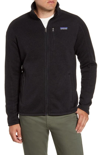 Patagonia Better Sweater(r) Zip Jacket In Black