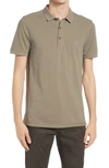 Allsaints Reform Slim Fit Polo In Alpine Brown