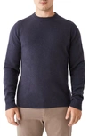 Frank + Oak Regular Fit Sweater In Navy