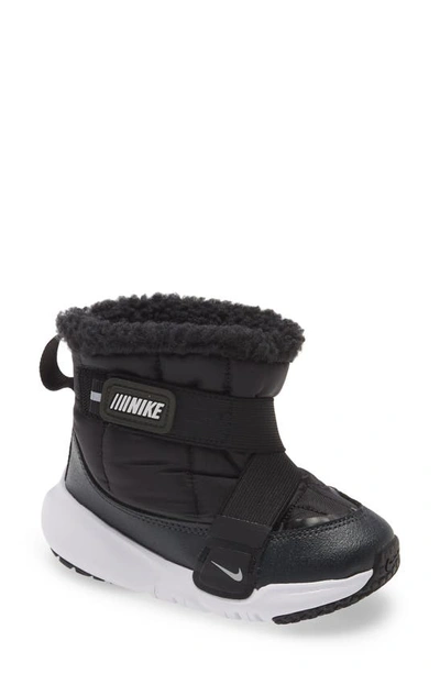 Nike Kids' Flex Advance Slip-on Bootie In Black/ White/ Smoke Grey/ Red