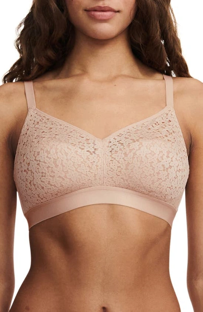 Chantelle Lingerie Norah Supportive Wireless Bra In Nude Blush