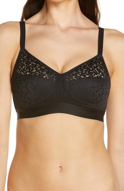 Chantelle Lingerie Norah Supportive Wireless Bra In Black