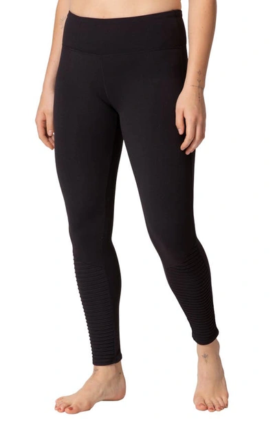 Threads 4 Thought Monica High Waist Crop Leggings In Jet Black