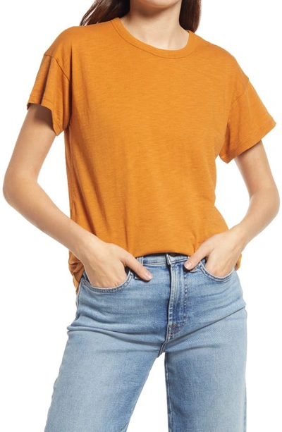 Madewell Whisper Cotton Crewneck T-shirt In Fresh Cider