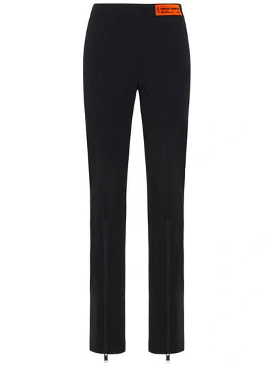 Heron Preston Stretch Trousers With Zip In Black