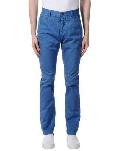 Closed Casual Pants In Azure
