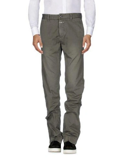Closed Casual Pants In Lead