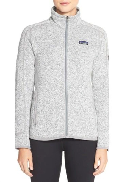 Patagonia 'better Sweater' Jacket In Birch White