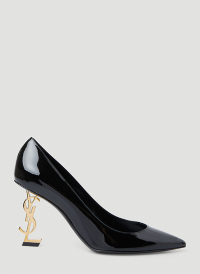 Saint Laurent Opyum Pointed Toe Pumps In Nero