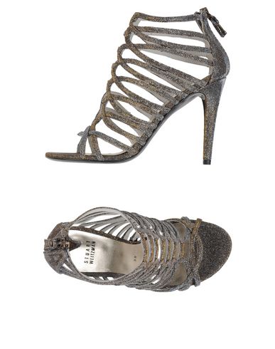 Stuart Weitzman Sandals In Platinum | ModeSens
