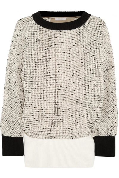 Chloé Open-knit Cotton-blend Sweater