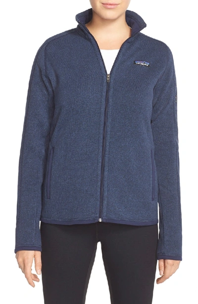 Patagonia 'better Sweater' Zip Pullover In Classic Navy
