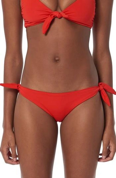 Mara Hoffman Sita Bikini Bottoms In Red