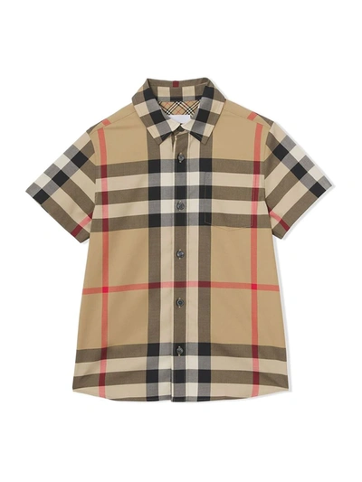 Burberry Vintage Check-print Shirt In Neutrals
