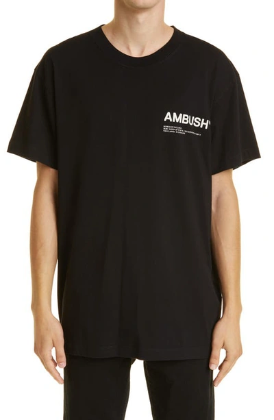 Ambush Workshop Logo Cotton Graphic Tee In Black