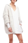 Free People Saturday Morning Cardigan In Ivory