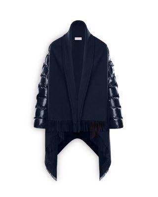 moncler down poncho