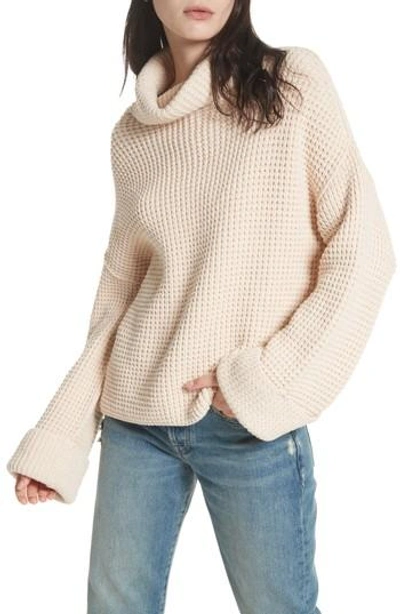 Free People Park City Pullover In Ivory