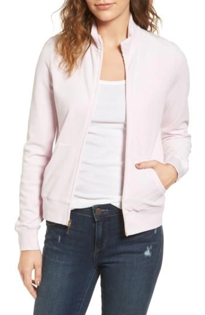 Juicy Couture Fairfax Velour Track Jacket In Peek A Boo