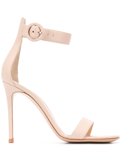 Gianvito Rossi Portofino 105 High Heel Sandals In Neutrals