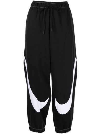 Nike Logo-print Track Pants In Schwarz