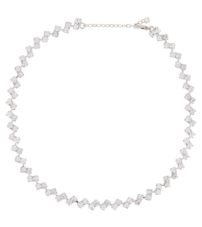 Jennifer Behr Minna Swarovski Crystal Necklace In Crystal