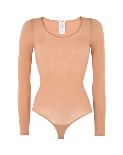 Wolford Bodysuit In Pale Pink