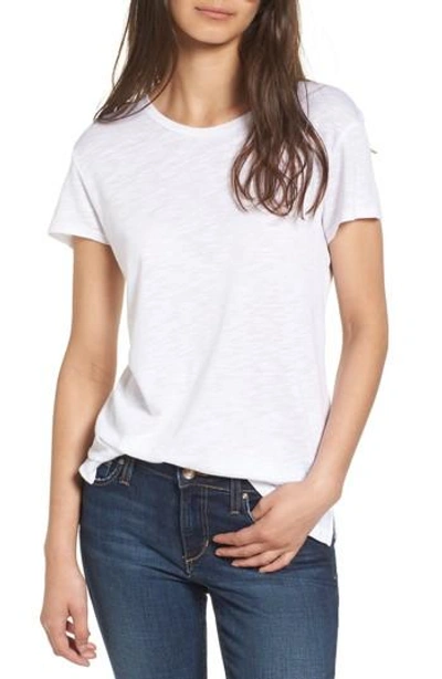 Amour Vert Leif Slub Tee In White