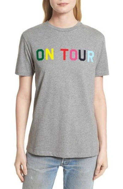 Etre Cecile On Tour Tee In Medium Grey Marled