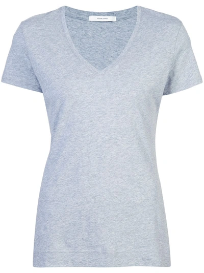 Adam Lippes V-neck T-shirt In Grey