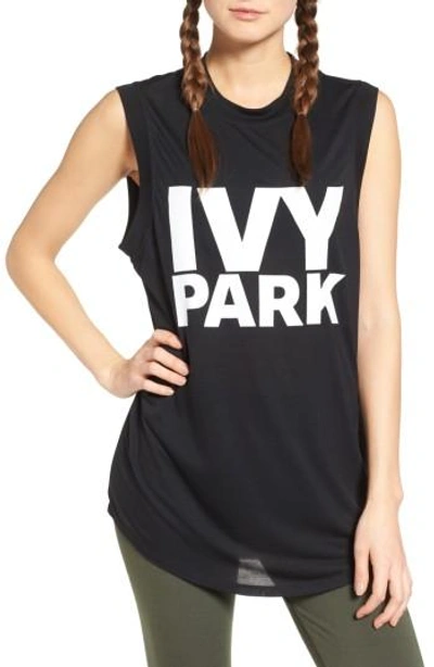 Ivy Park Women's  Logo Tank In Black