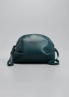 Chloé Judy Mini Slouchy Leather Crossbody Bag In Steel Blue