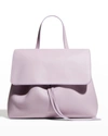 Mansur Gavriel Mini Lady Soft Leather Satchel In Lavender