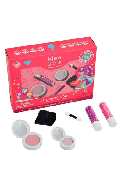 Klee Kids' Lollipop Star 4-piece Natural Mineral Play Makeup Kit
