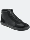 Thomas & Vine Men's Verge High Top Sneakers In Black