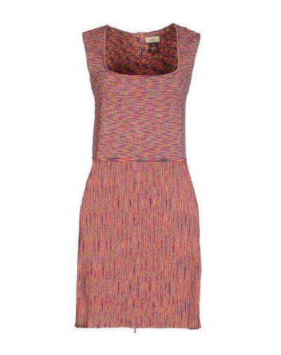 Issa Short Dress In Fuchsia
