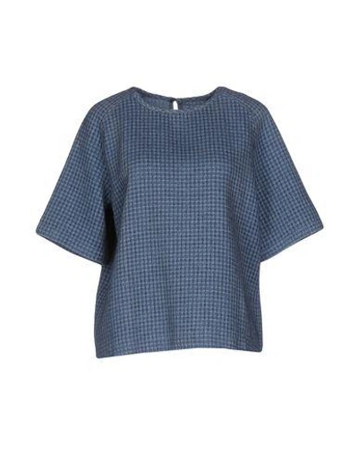 M.i.h. Jeans Blouse In Slate Blue