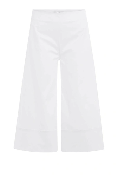 Agnona Wide Leg Culottes In White