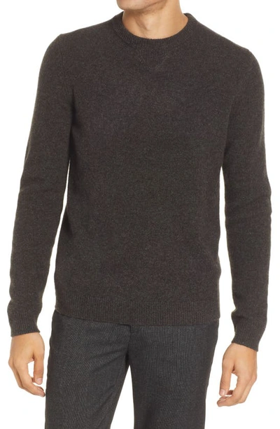 Frank + Oak Regular Fit Sweater In Charcoal