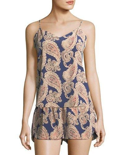 Stella Mccartney Woman Poppy Snoozing Printed Stretch-silk Camisole Peach