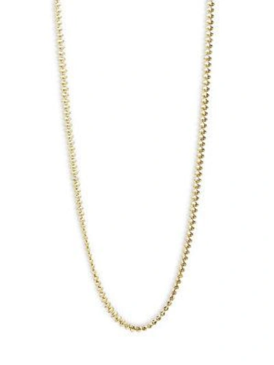 Eddie Borgo Pave Cone Strand Necklace In Yellow Gold